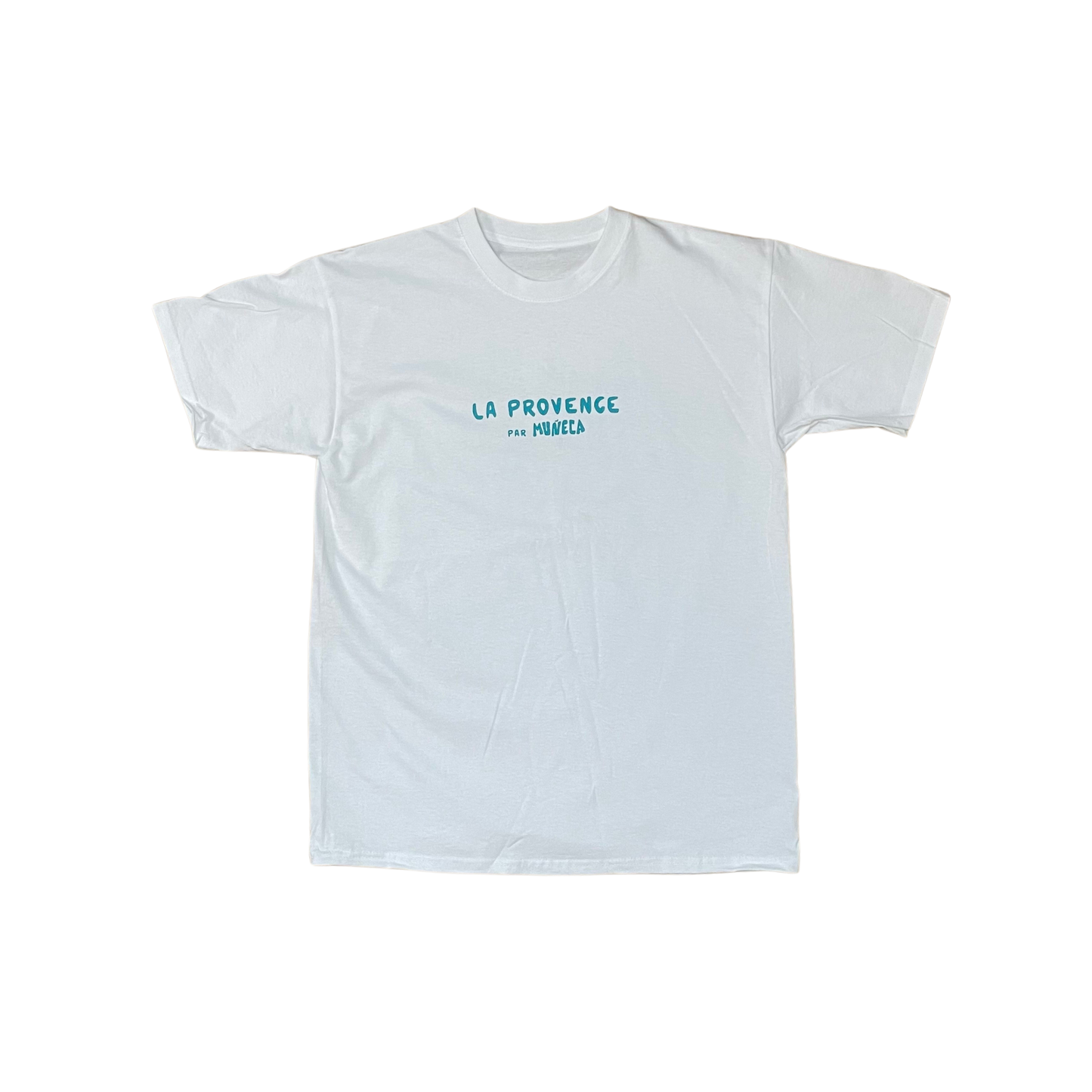 TEE-SHIRT LA PROVENCE BLANC ET BLEU