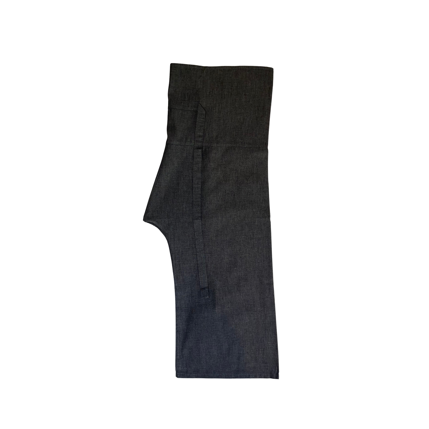 ENSEMBLE EN JEAN GILET SANS MANCHE + PANTALON TAILLE UNIQUE BLANCHE