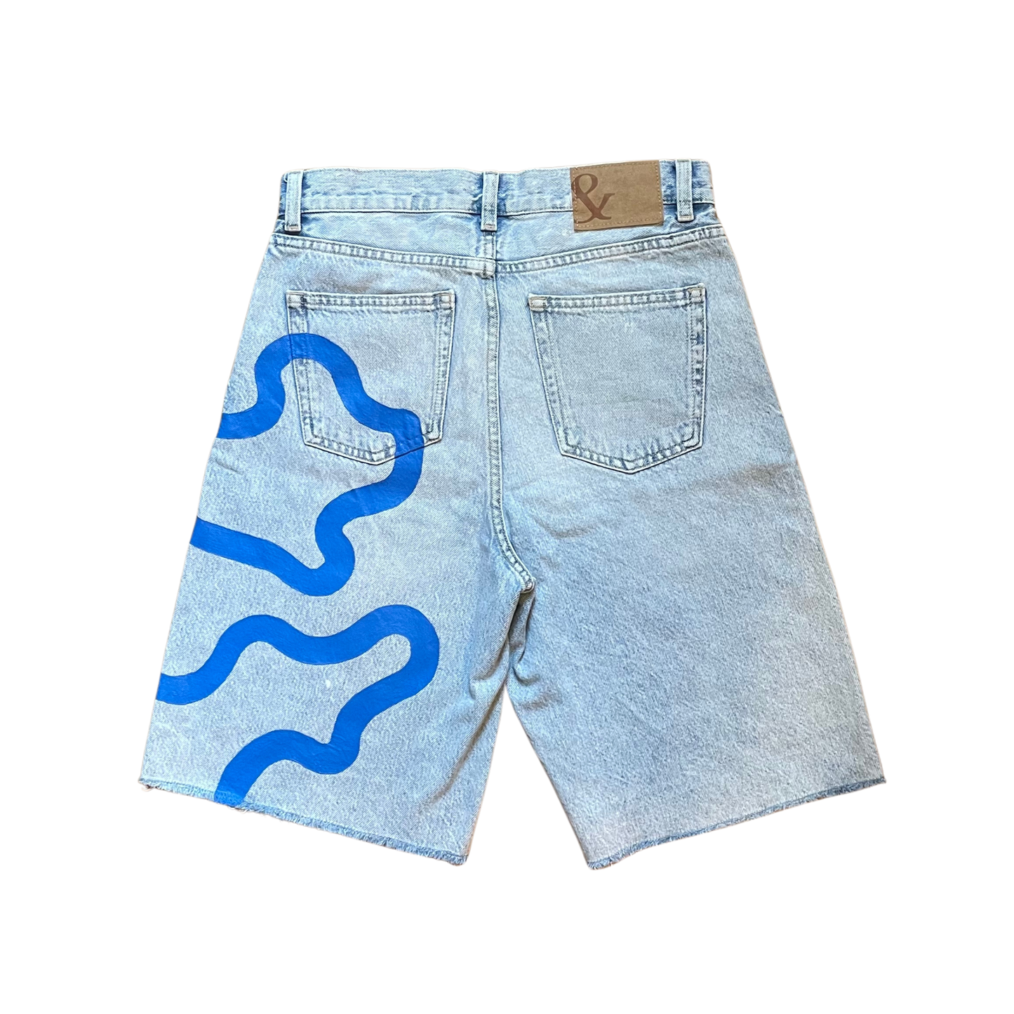 SHORT ONE LINE BLEU