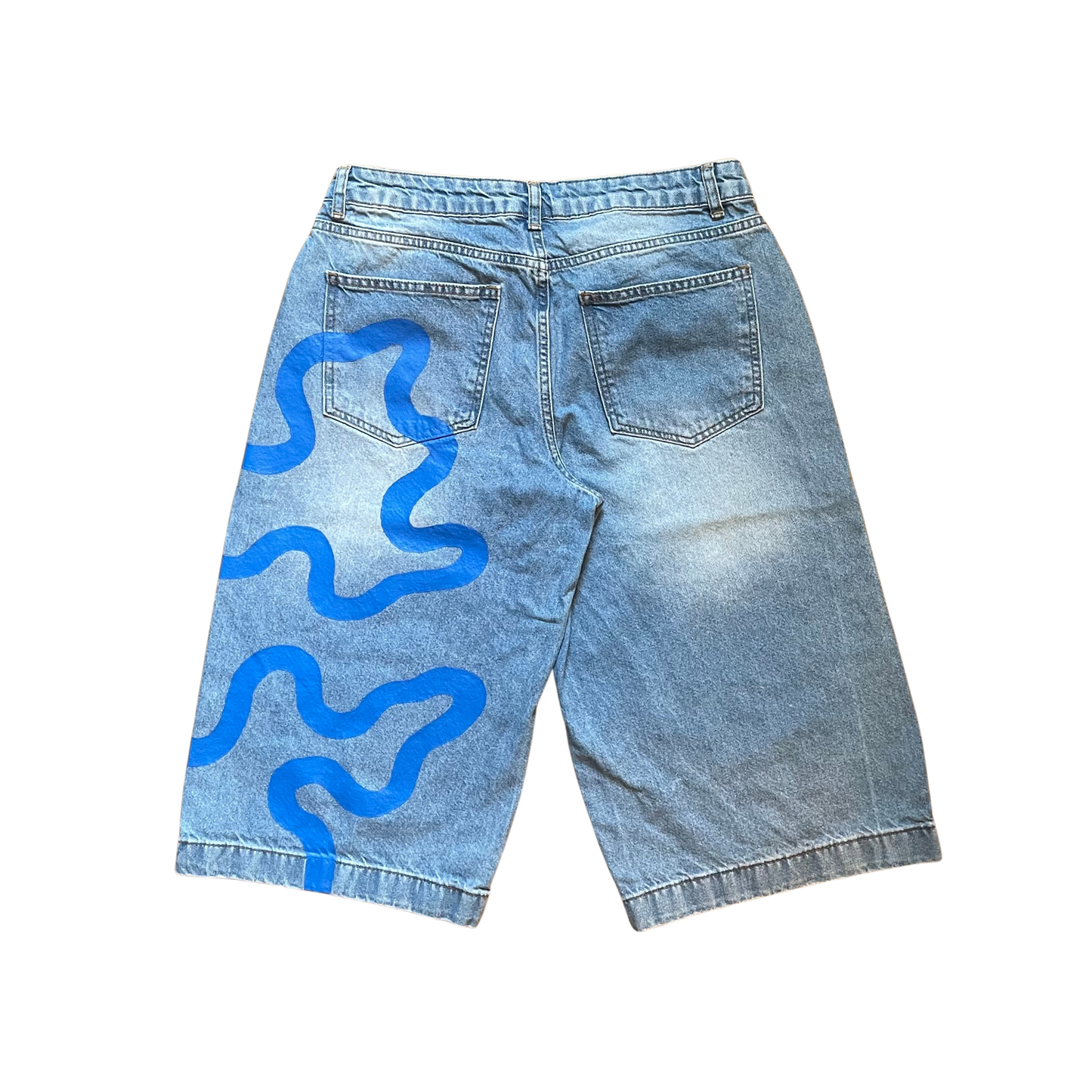 SHORT ONE LINE BLEU