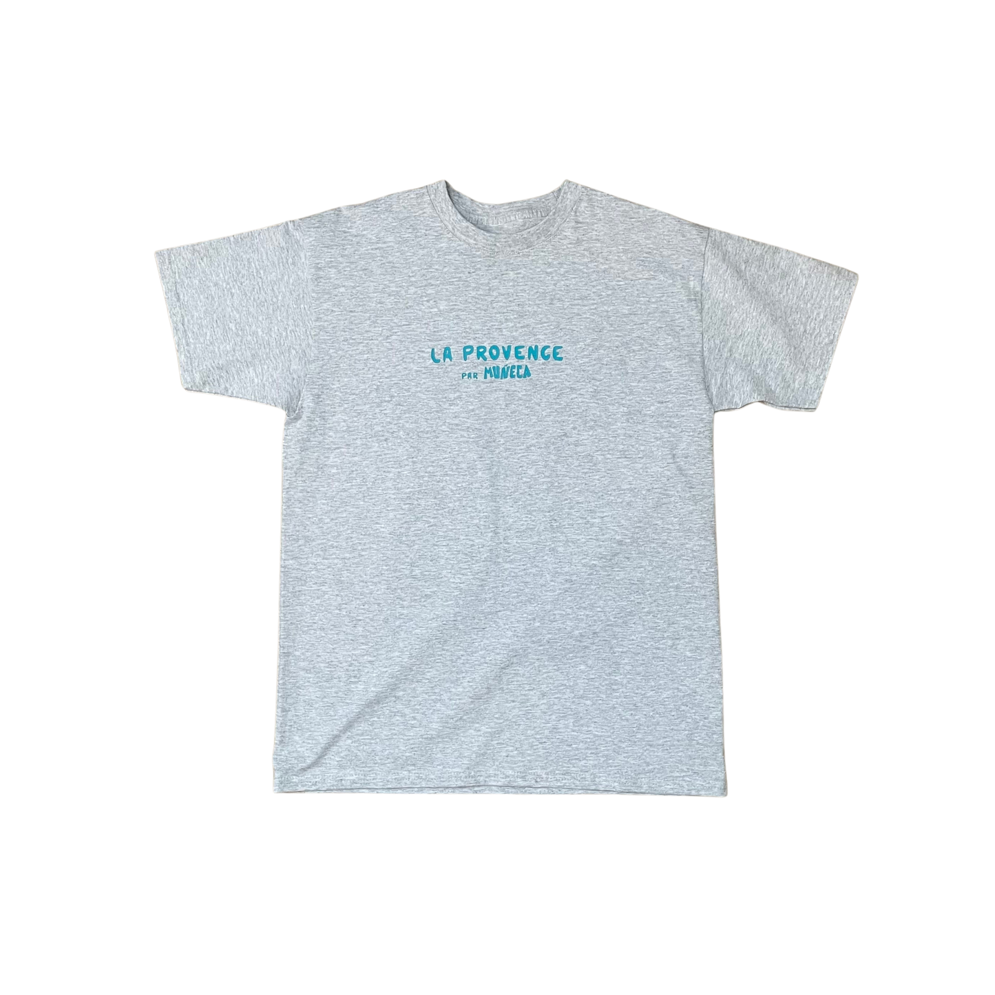 TEE-SHIRT LA PROVENCE GRIS ET BLEU