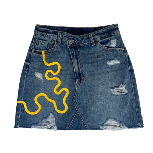 JUPE ONE LINE JAUNE