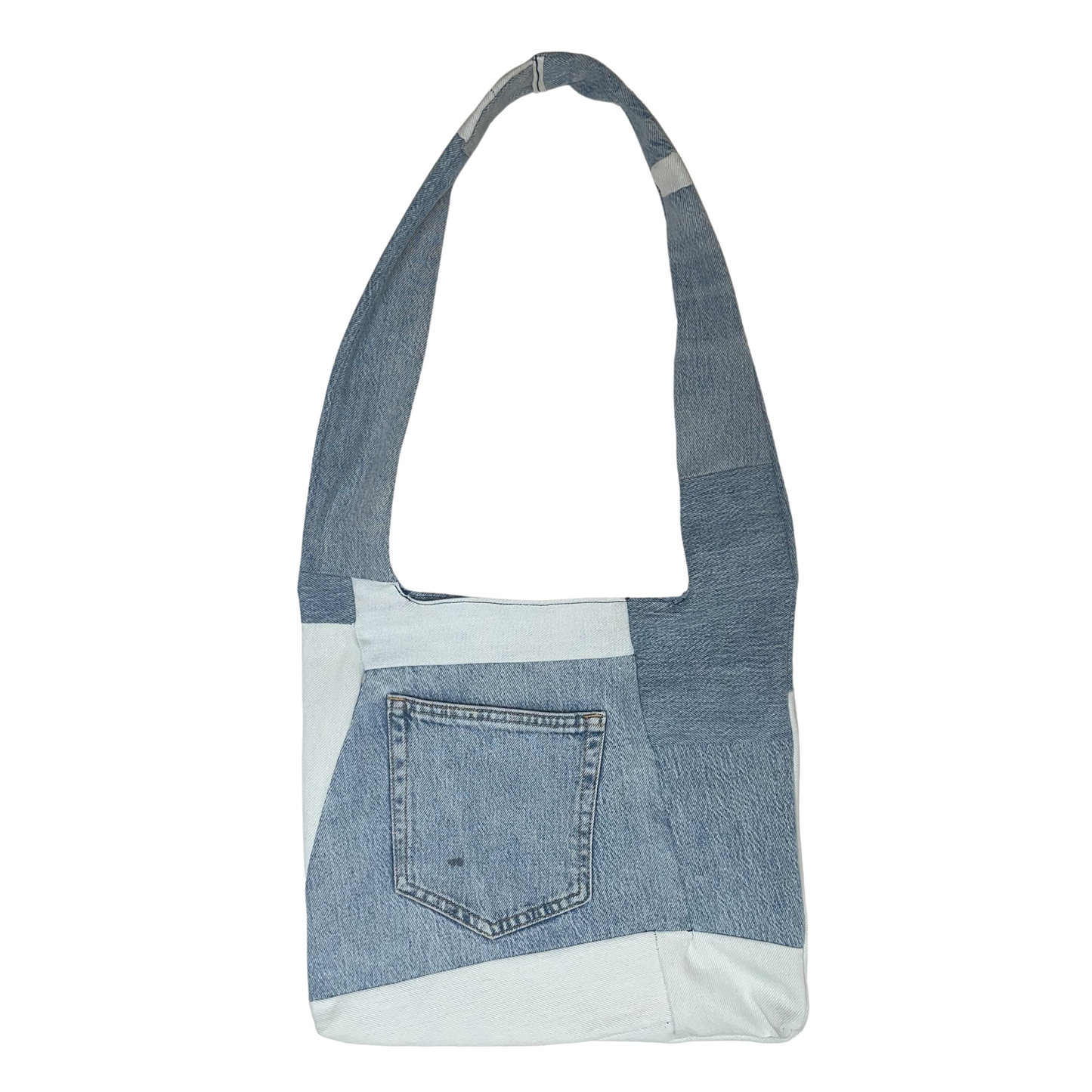 SAC EN JEAN BICOLORE