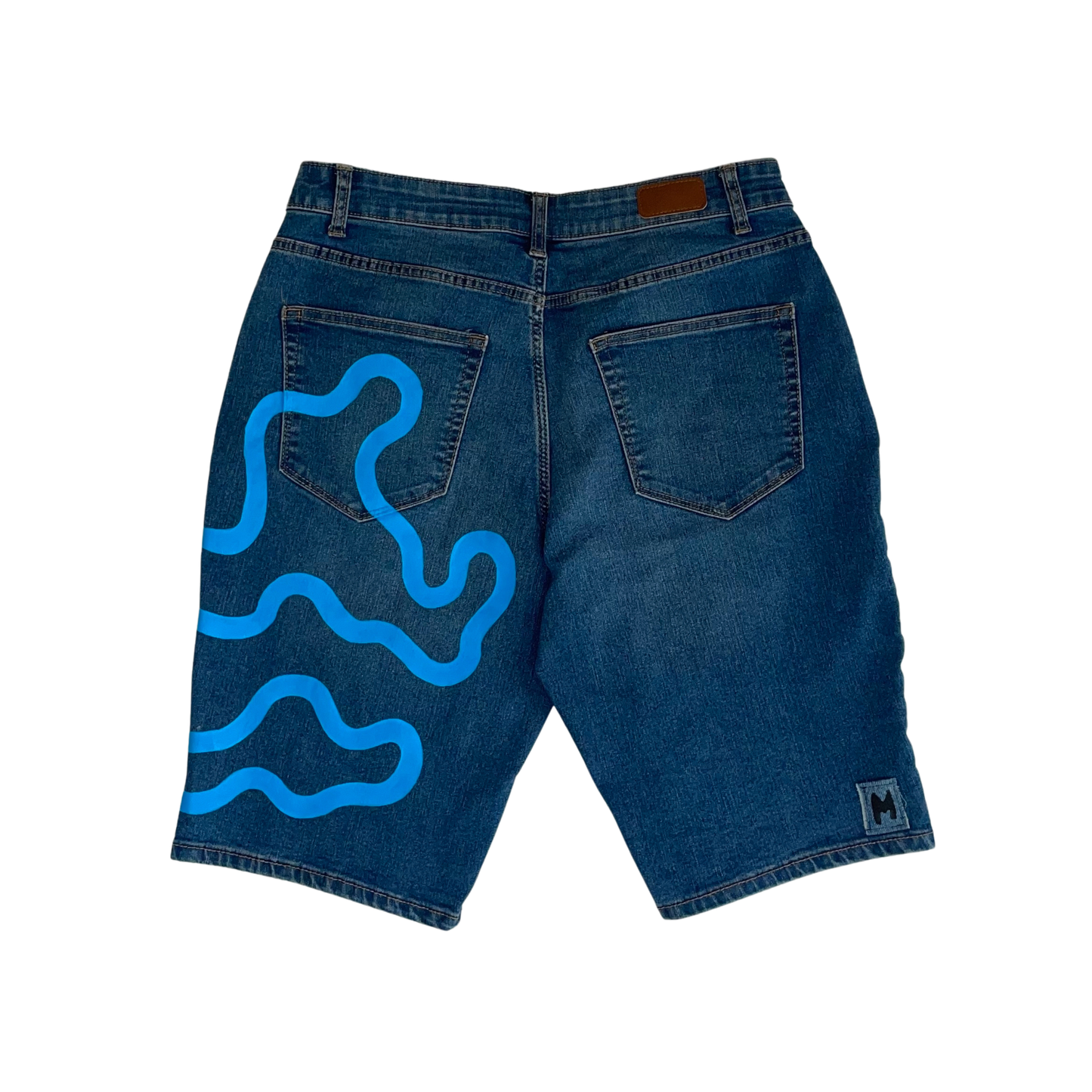 SHORT ONE LINE BLEU