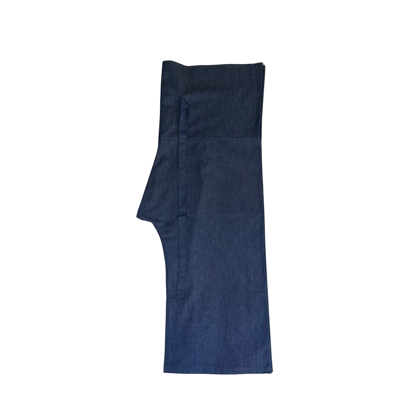 ENSEMBLE EN JEAN GILET SANS MANCHE + PANTALON TAILLE UNIQUE JAUNE
