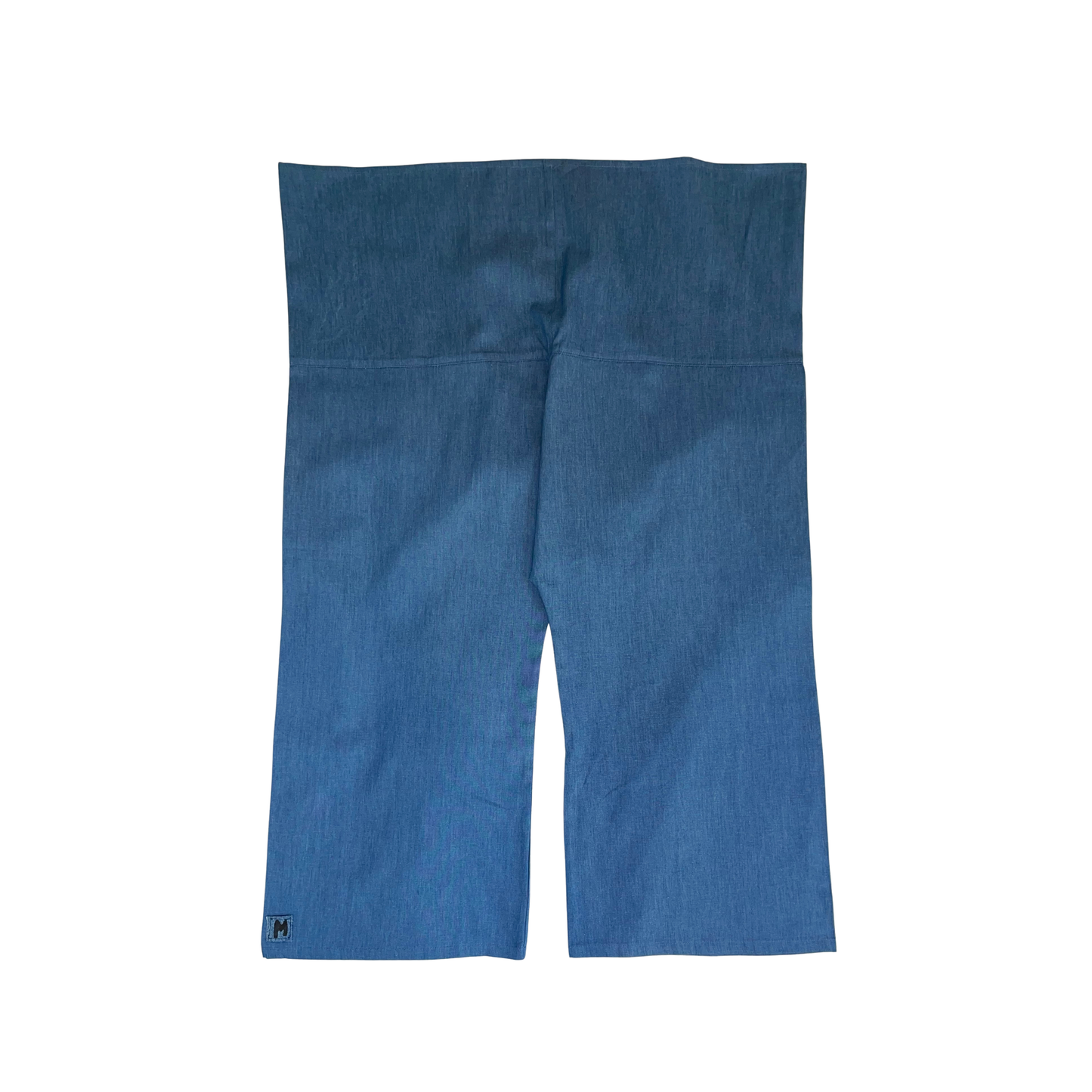 ENSEMBLE EN JEAN GILET SANS MANCHE + PANTALON TAILLE UNIQUE NOIR