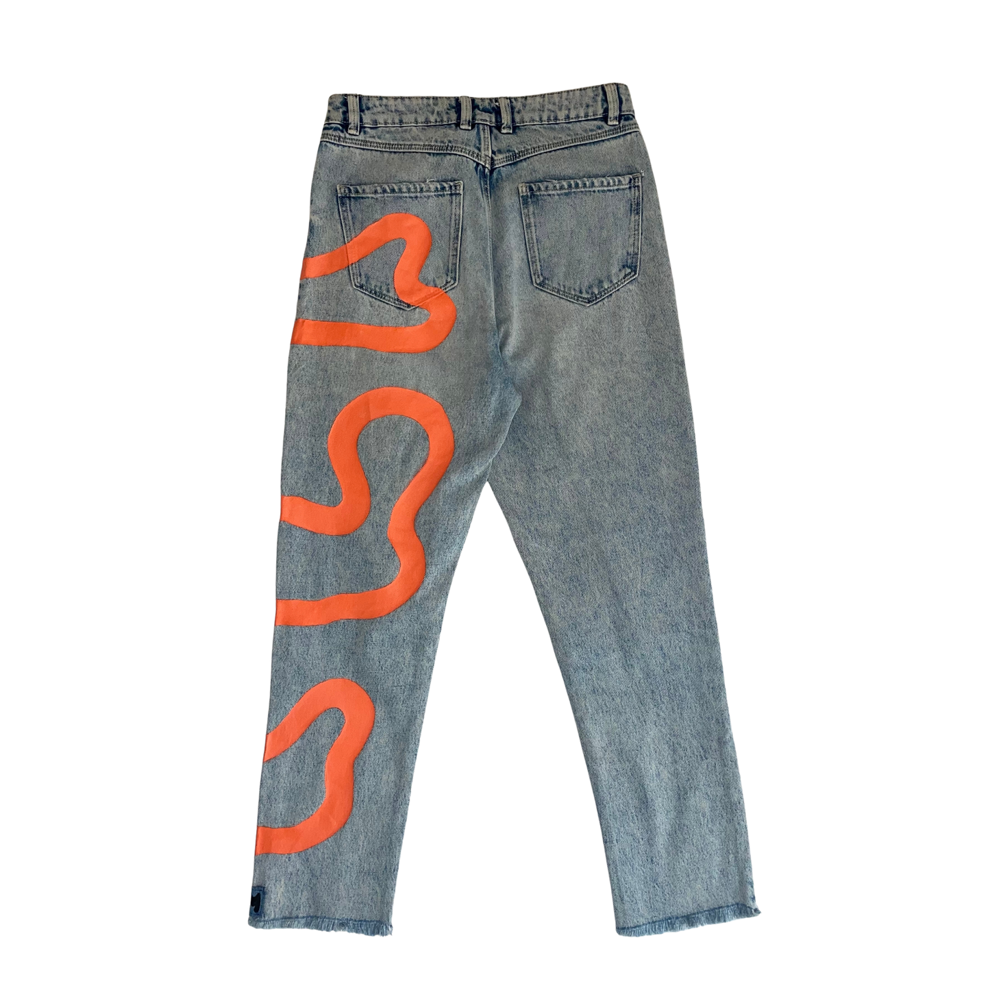 PANTALON JEAN ONE LINE ORANGE