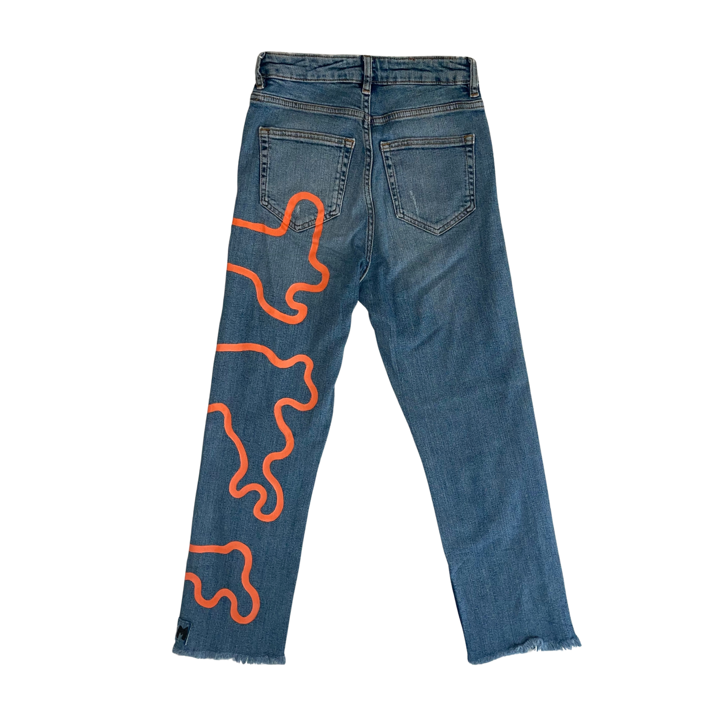 PANTALON JEAN ONE LINE ORANGE