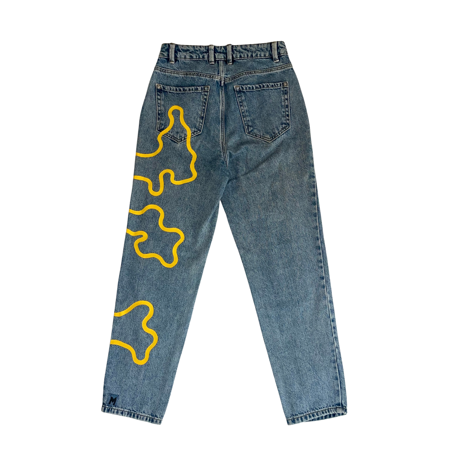 PANTALON JEAN ONE LINE JAUNE