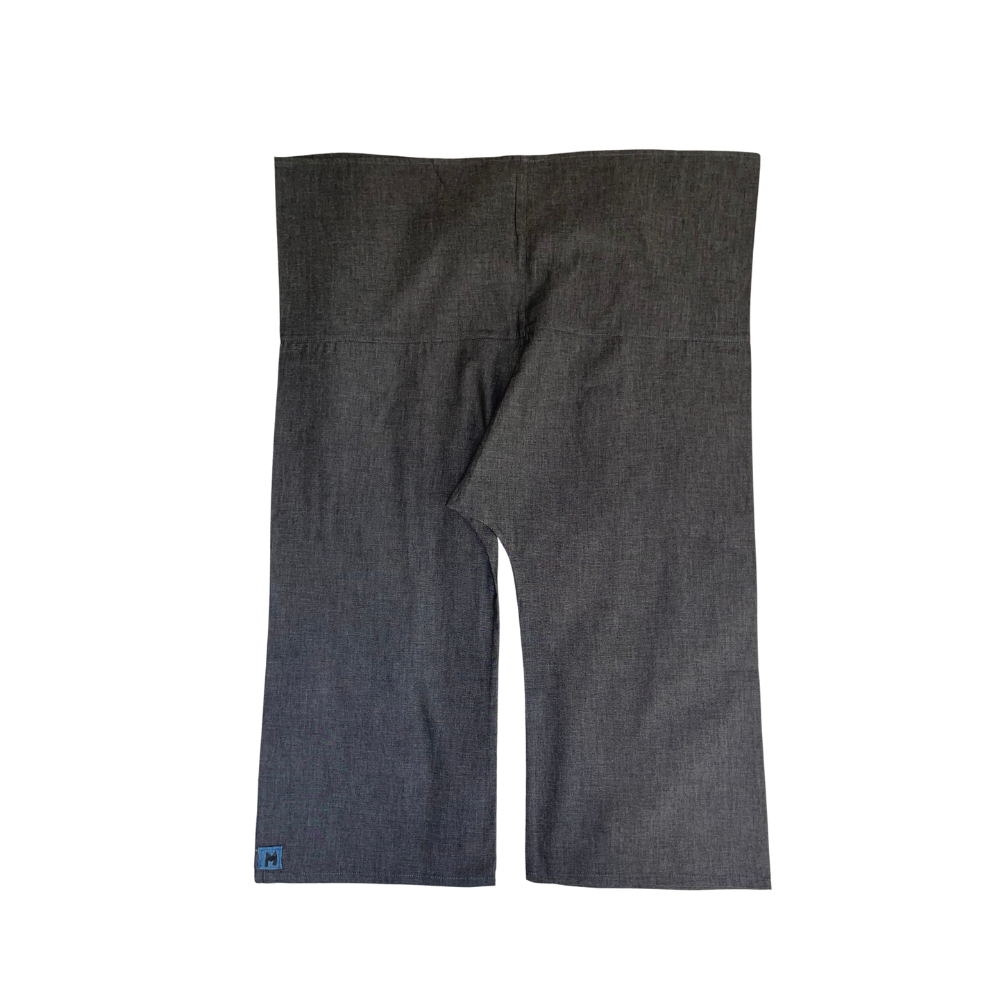 ENSEMBLE EN JEAN GILET SANS MANCHE + PANTALON TAILLE UNIQUE BLANCHE