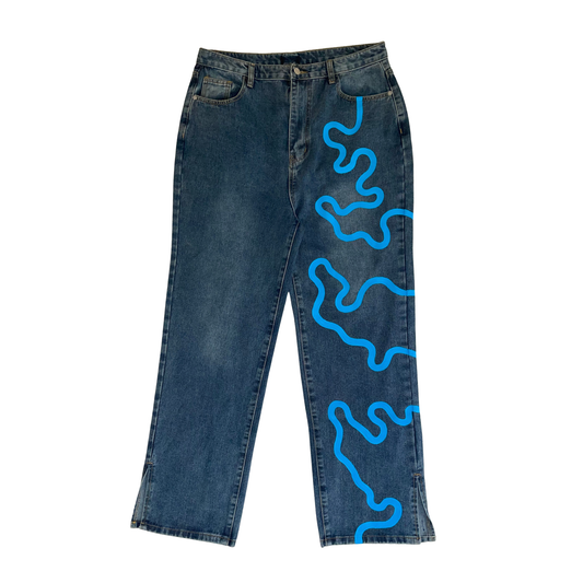PANTALON JEAN ONE LINE BLEU